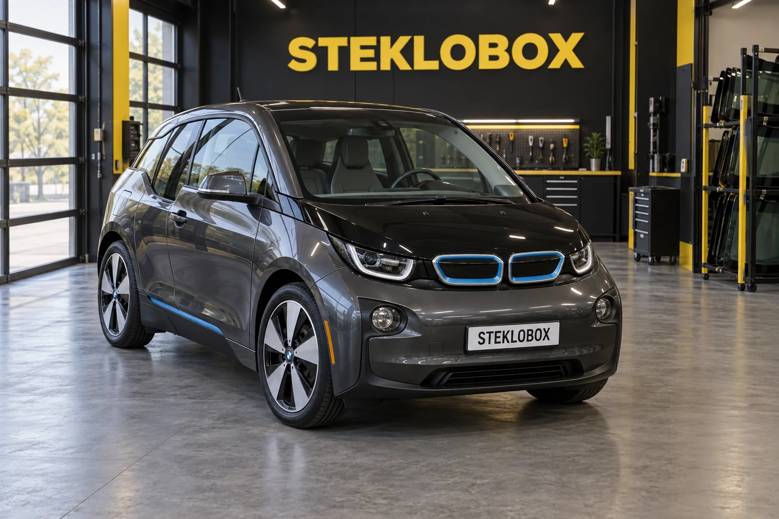 BMW i3 I01 в установочном центре STEKLOBOX