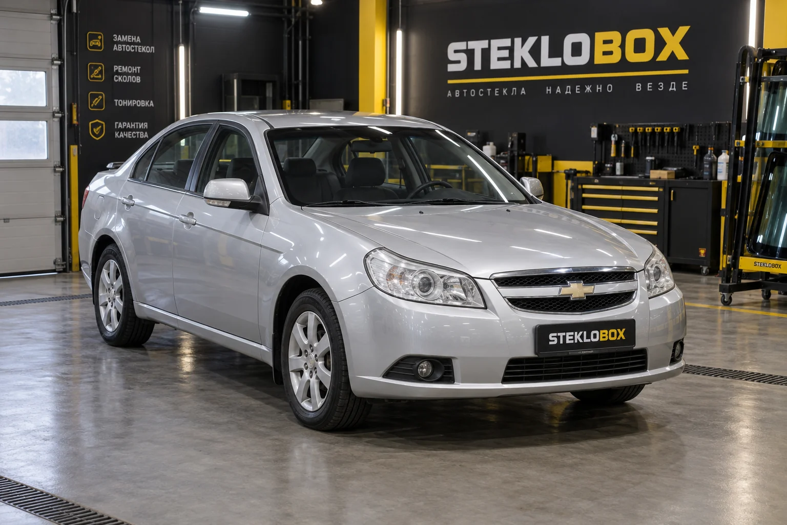 Chevrolet Epica (V250) в установочном центре STEKLOBOX