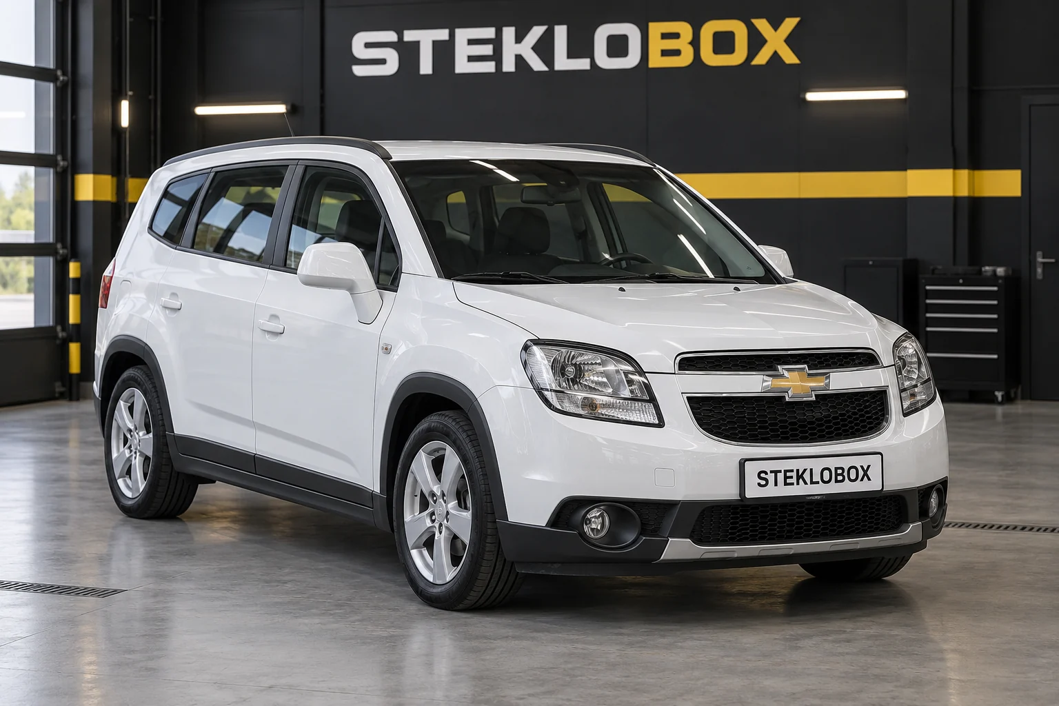 Chevrolet Orlando в установочном центре STEKLOBOX