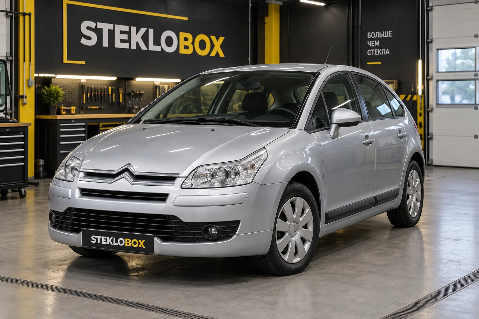 Citroen C4 I в установочном центре STEKLOBOX