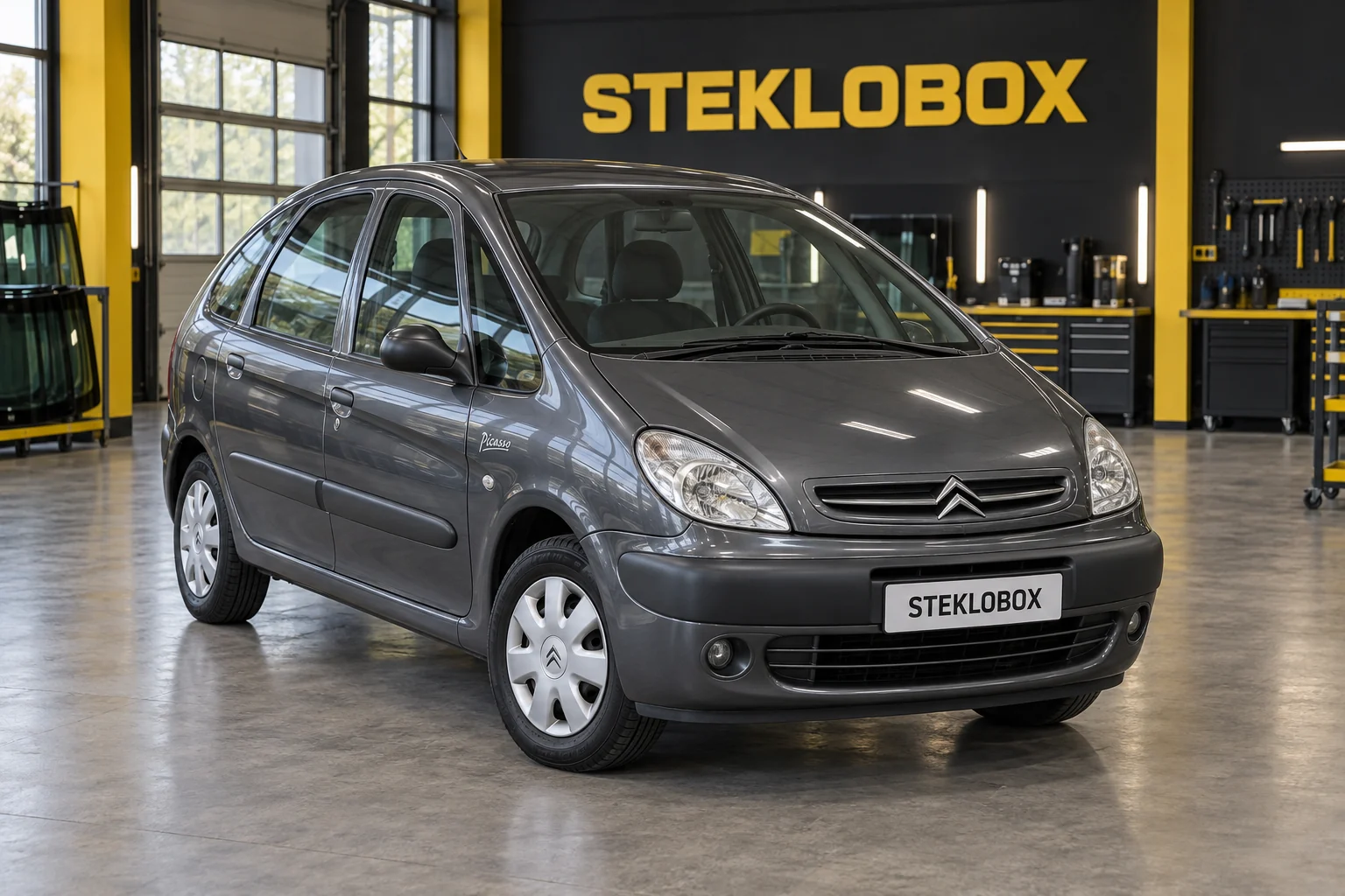 Citroen Xsara Picasso в установочном центре STEKLOBOX