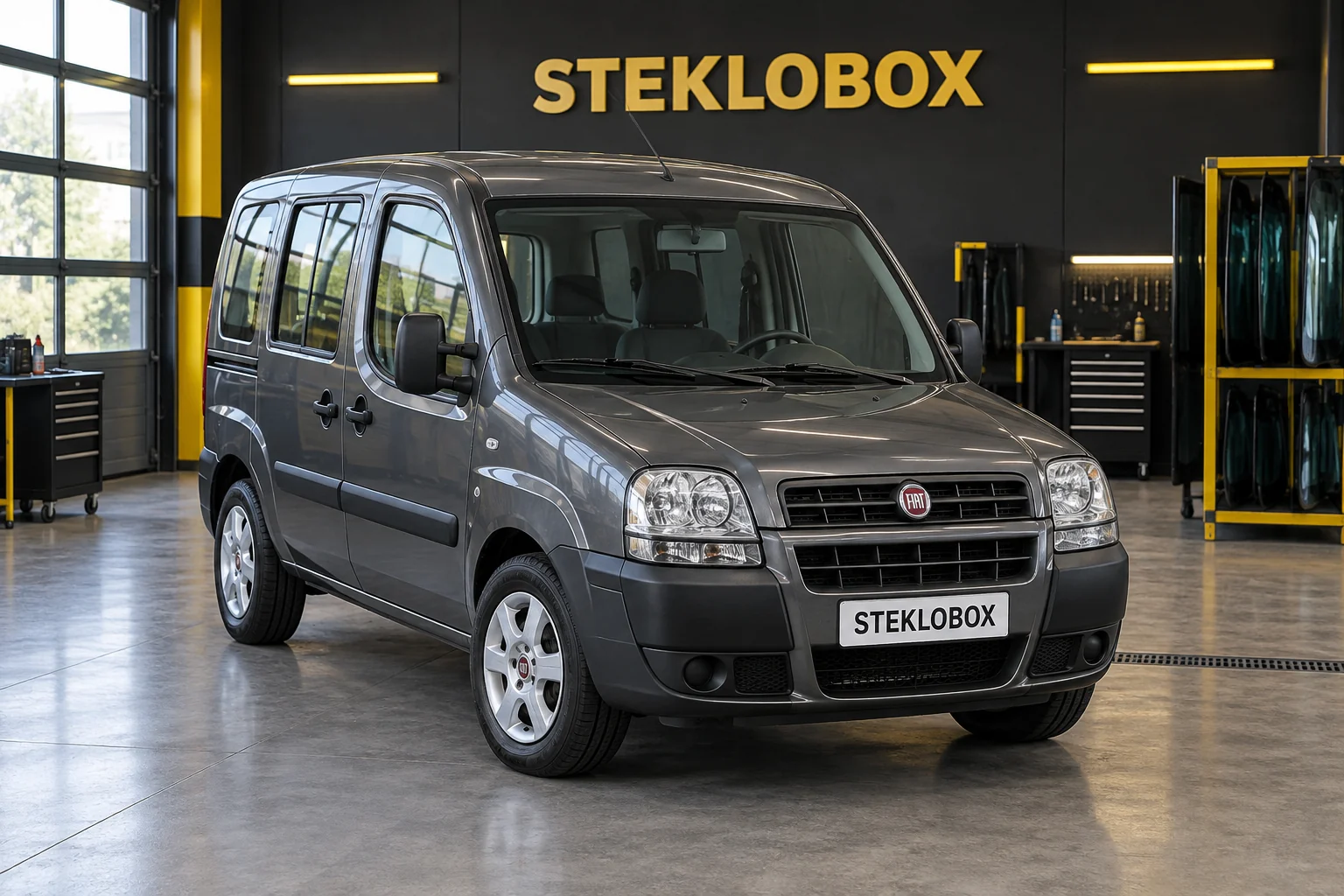 Fiat Doblo I в установочном центре STEKLOBOX