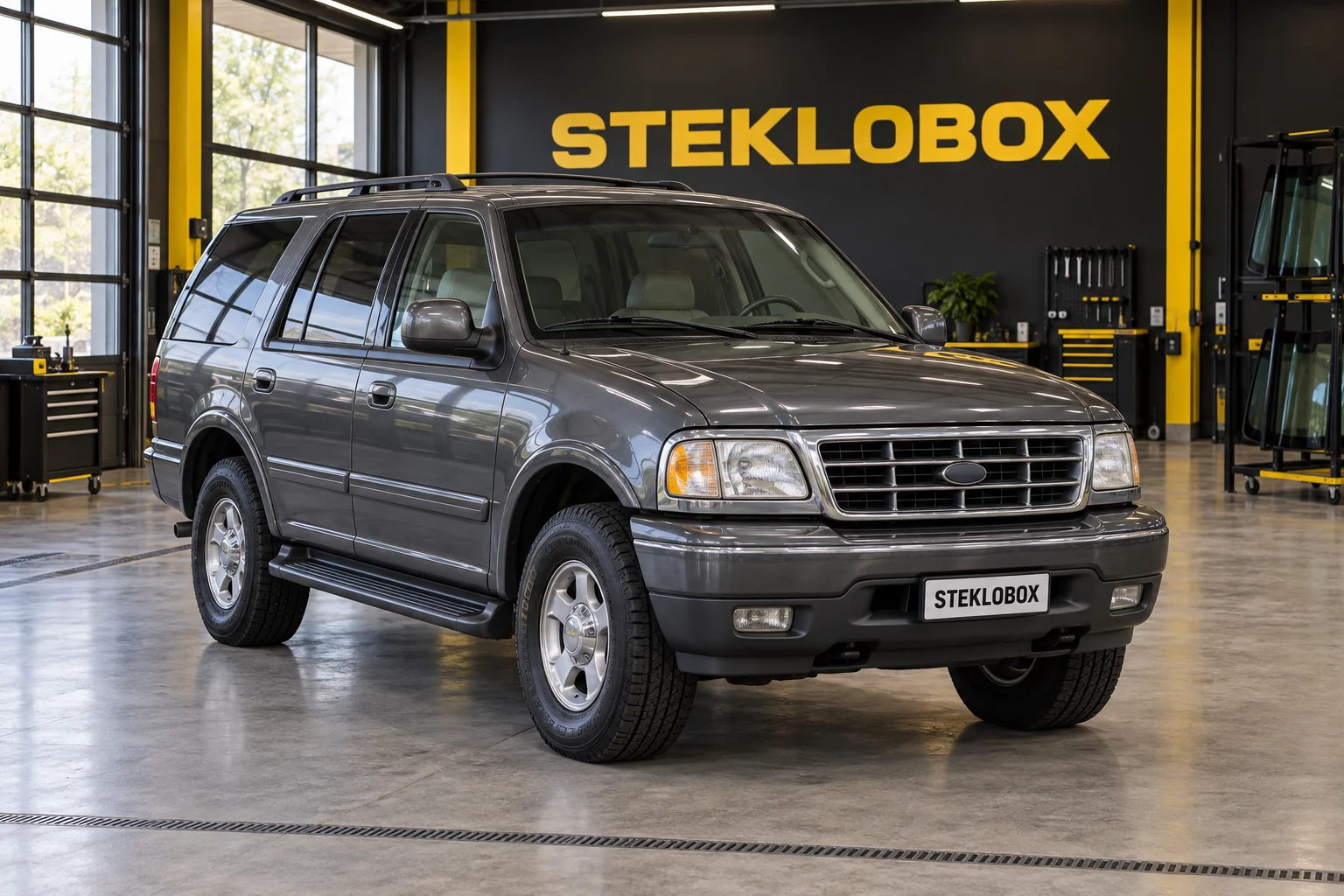 Ford Expedition I в установочном центре STEKLOBOX