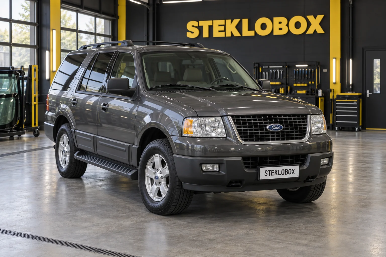 Ford Expedition II в установочном центре STEKLOBOX
