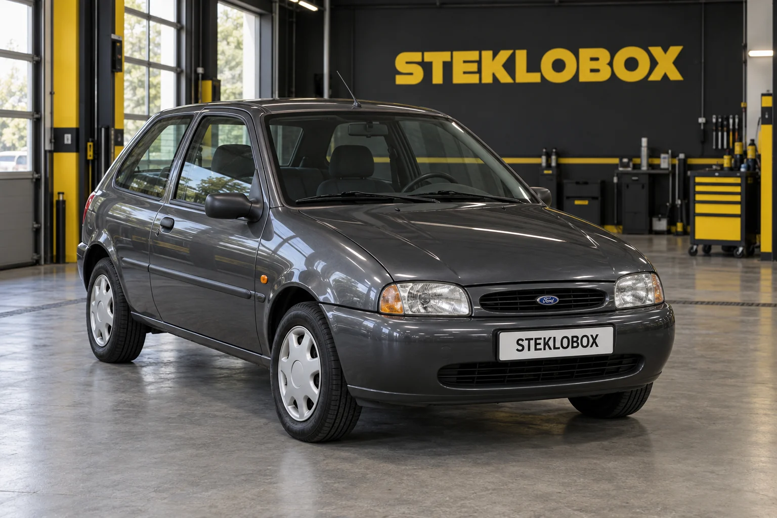 Ford Fiesta mk4 в установочном центре STEKLOBOX