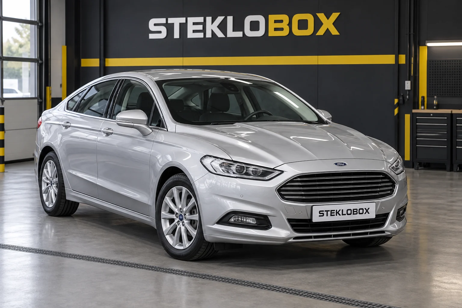 Ford Mondeo V в установочном центре STEKLOBOX