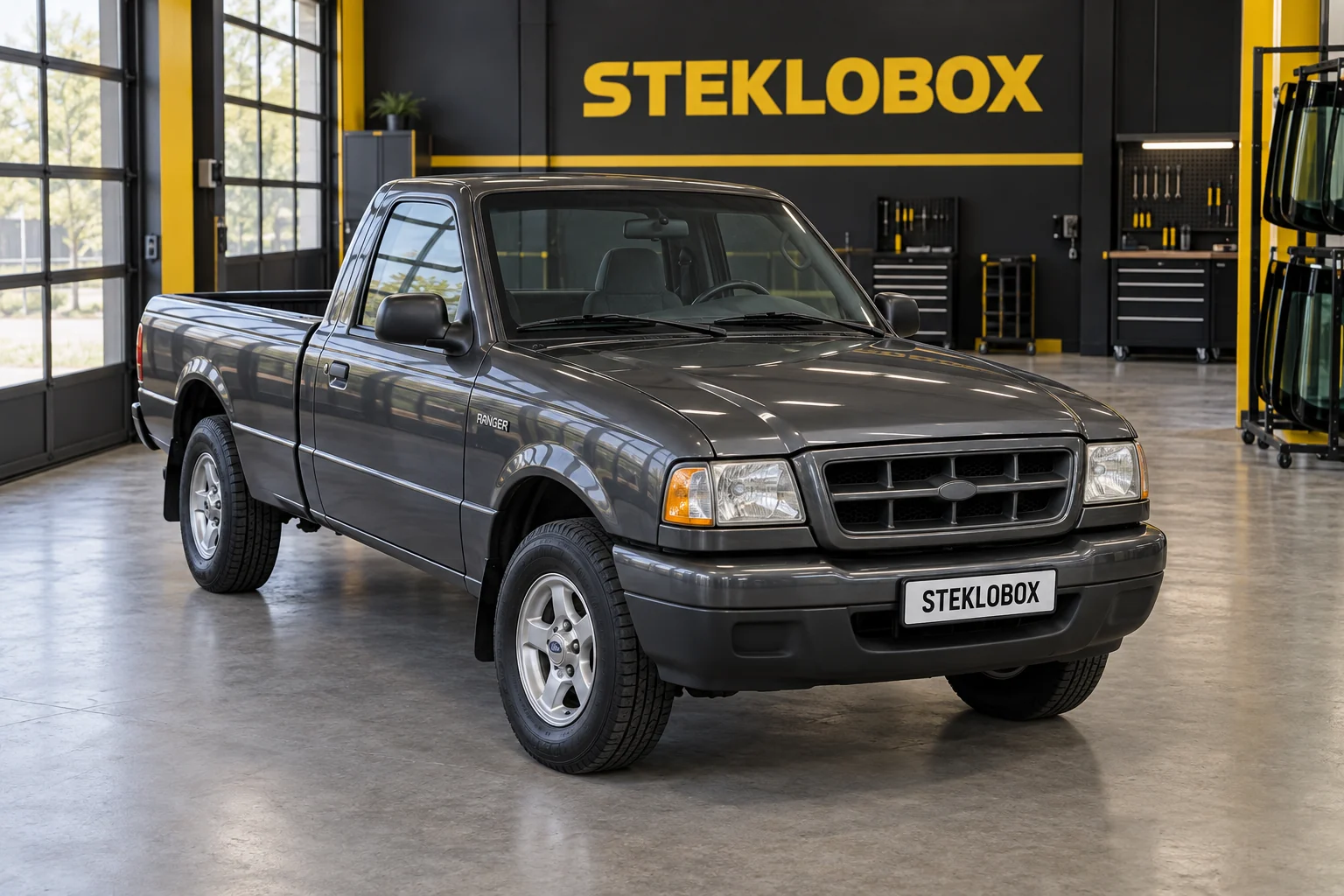 Ford Ranger 1998–2006 (США) в установочном центре STEKLOBOX