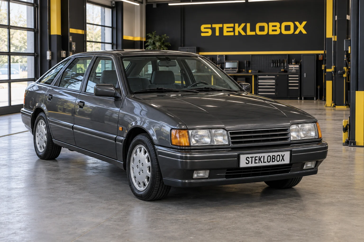 Ford Scorpio в установочном центре STEKLOBOX