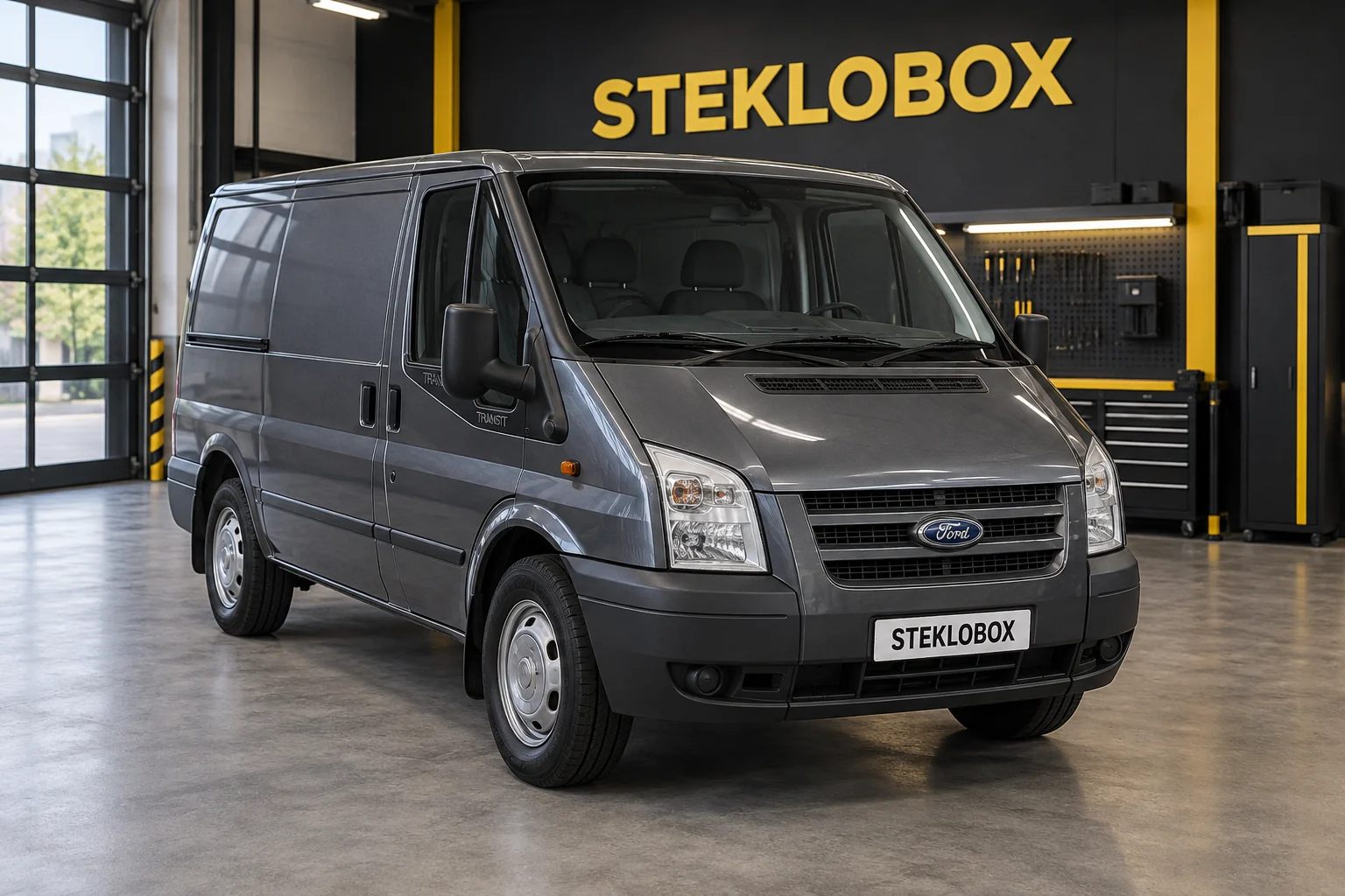 Ford Transit 2000–2014 в установочном центре STEKLOBOX