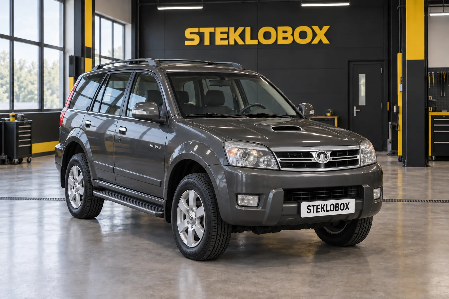 Great Wall Hover в установочном центре STEKLOBOX