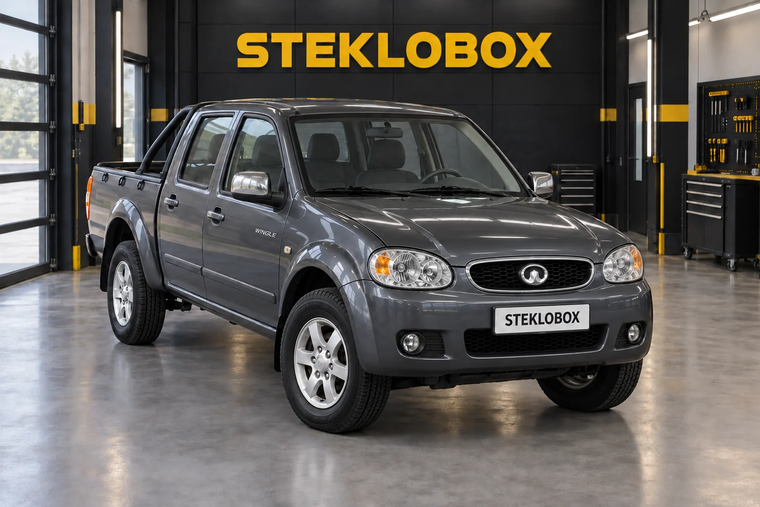 Great Wall Wingle 3 в установочном центре STEKLOBOX
