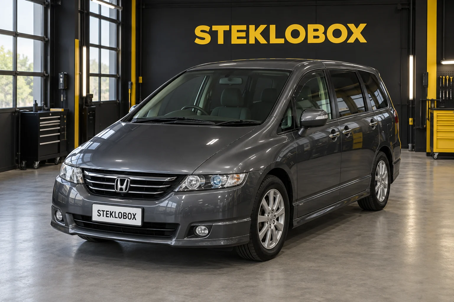 Honda Odyssey III в установочном центре STEKLOBOX