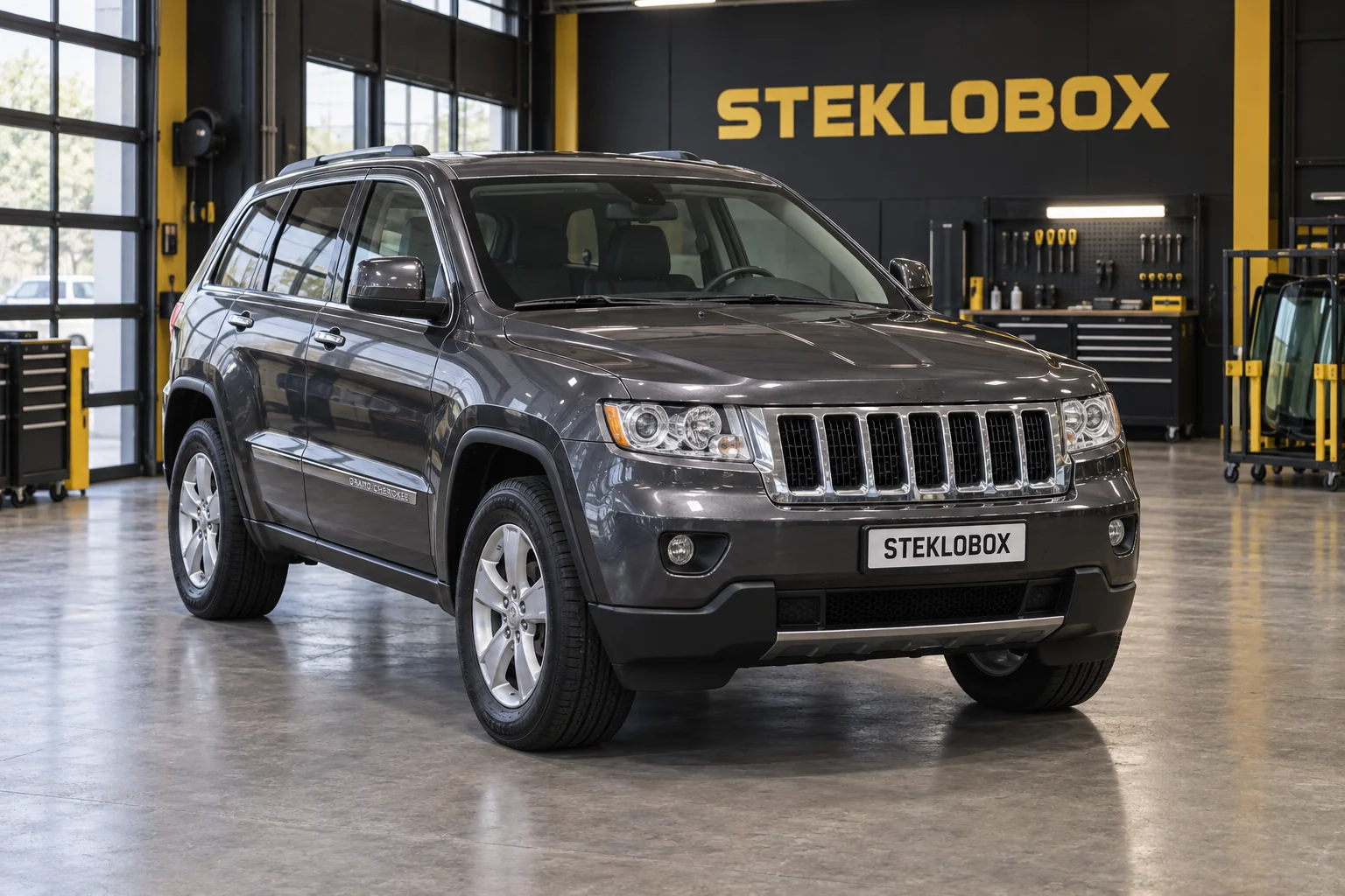 Jeep Grand Cherokee IV WK2 в установочном центре STEKLOBOX