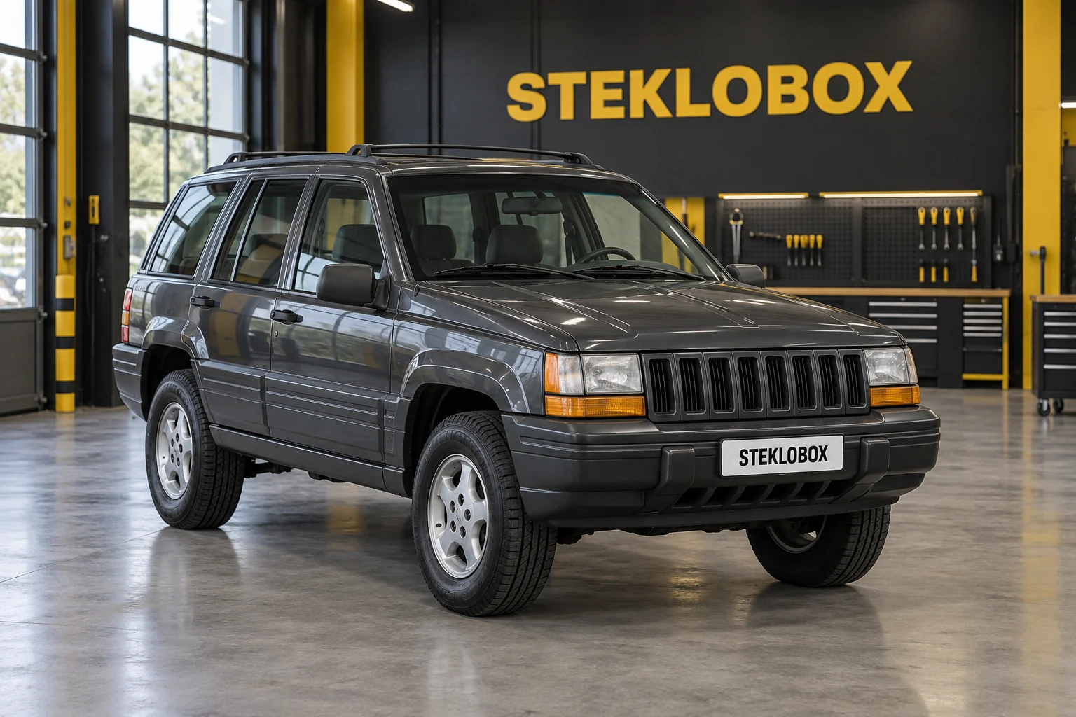 Jeep Grand Cherokee zj I в установочном центре STEKLOBOX