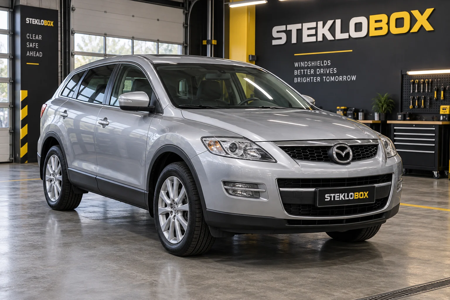 Mazda CX-9 I в установочном центре STEKLOBOX