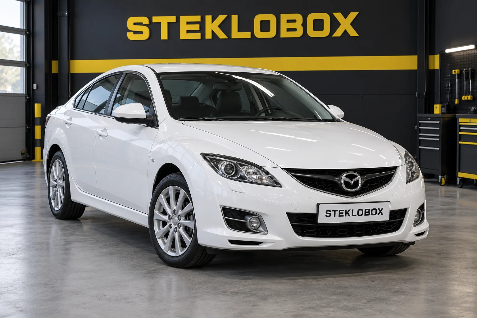 Mazda 6 II (GH) в установочном центре STEKLOBOX