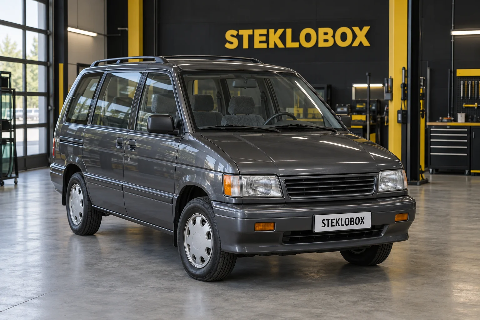 Mazda MPV I LV в установочном центре STEKLOBOX