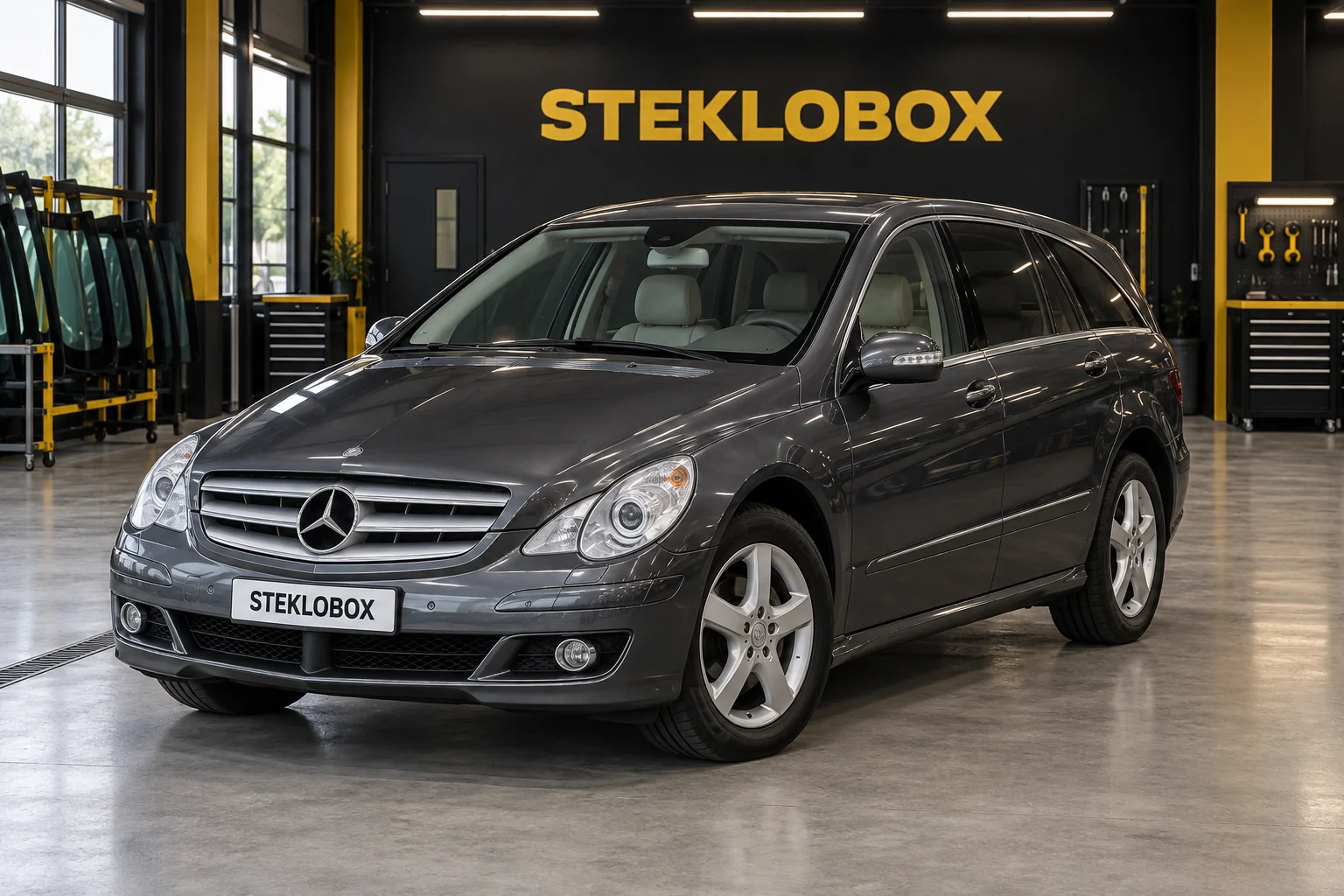Mercedes-Benz R-Class W251 I в установочном центре STEKLOBOX