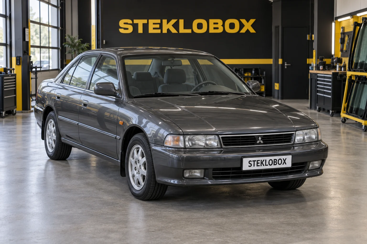 Mitsubishi Galant VII в установочном центре STEKLOBOX