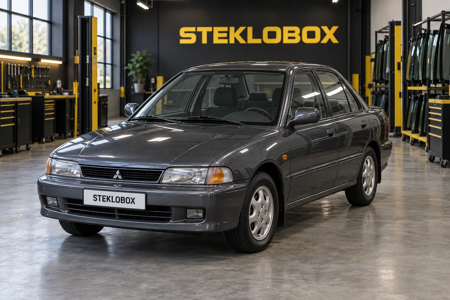 Mitsubishi Lancer VI в установочном центре STEKLOBOX