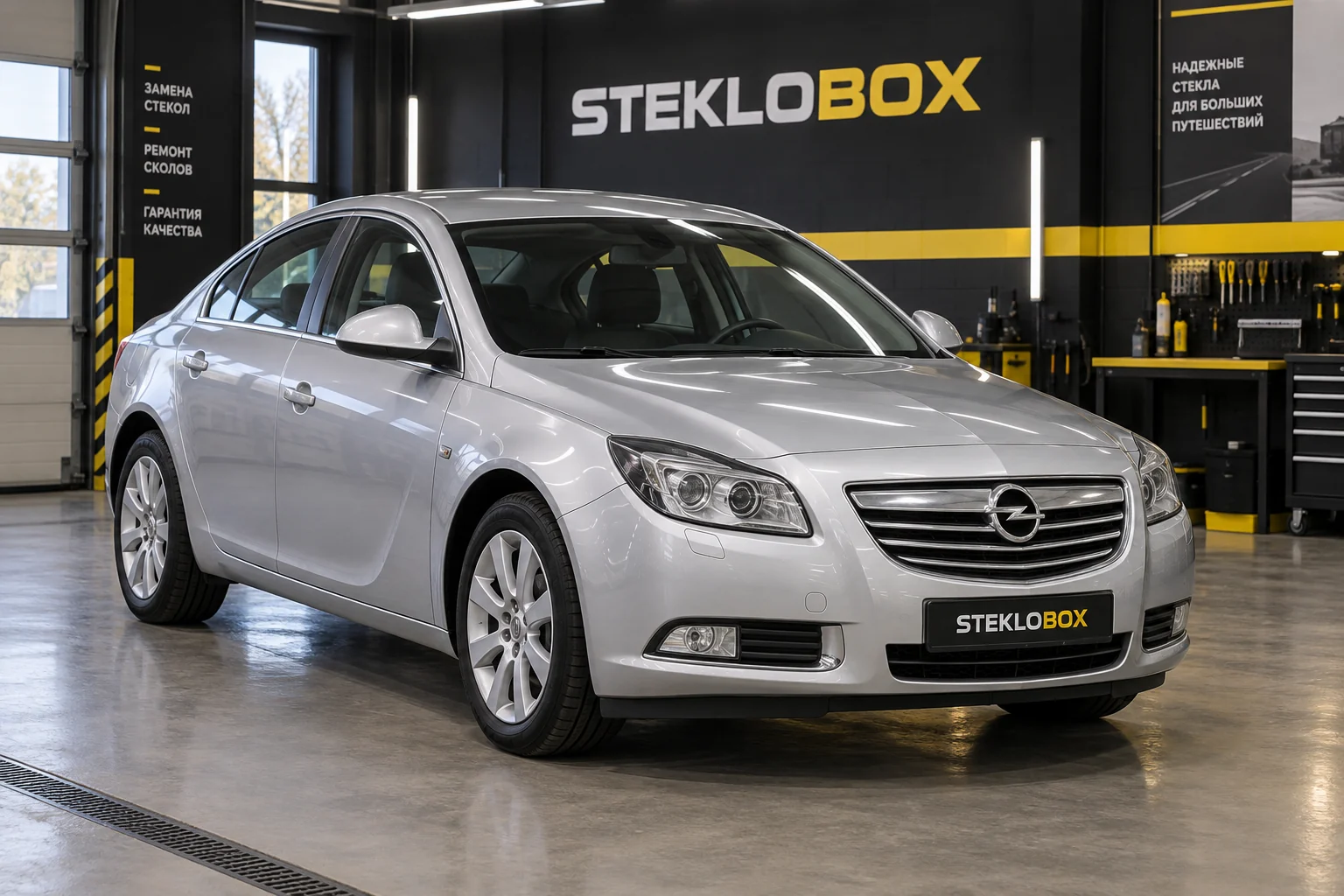 Opel Insignia I в установочном центре STEKLOBOX