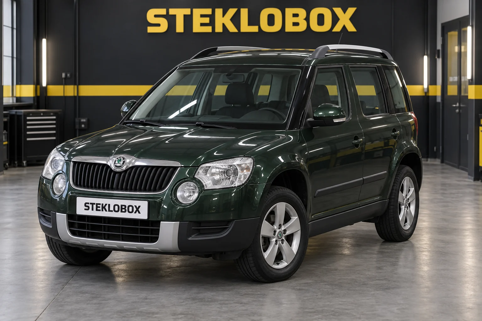 Skoda Yeti I в установочном центре STEKLOBOX
