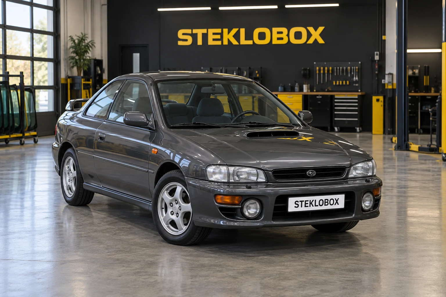 Subaru Impreza I GC Coupe в установочном центре STEKLOBOX