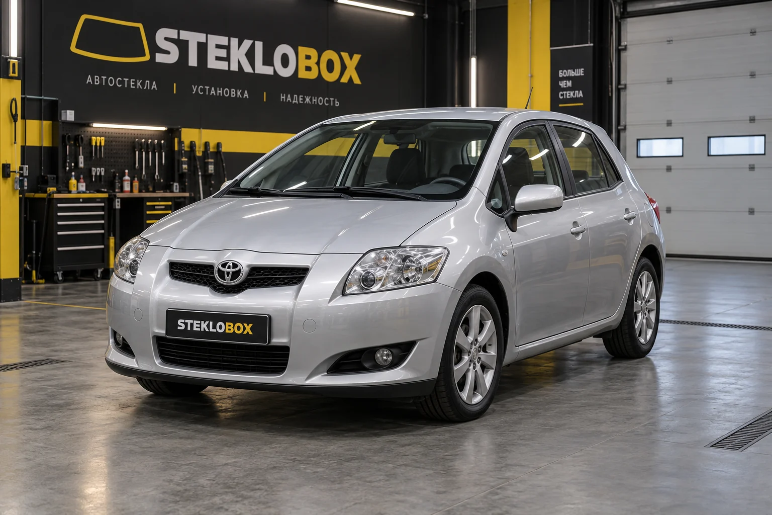 Toyota Auris I в установочном центре STEKLOBOX