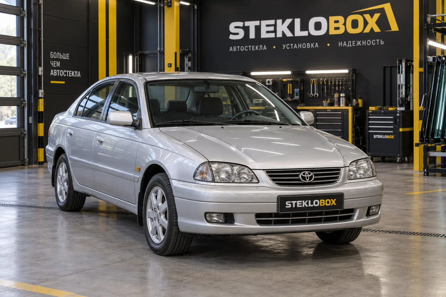 Toyota Avensis I T22 в установочном центре STEKLOBOX