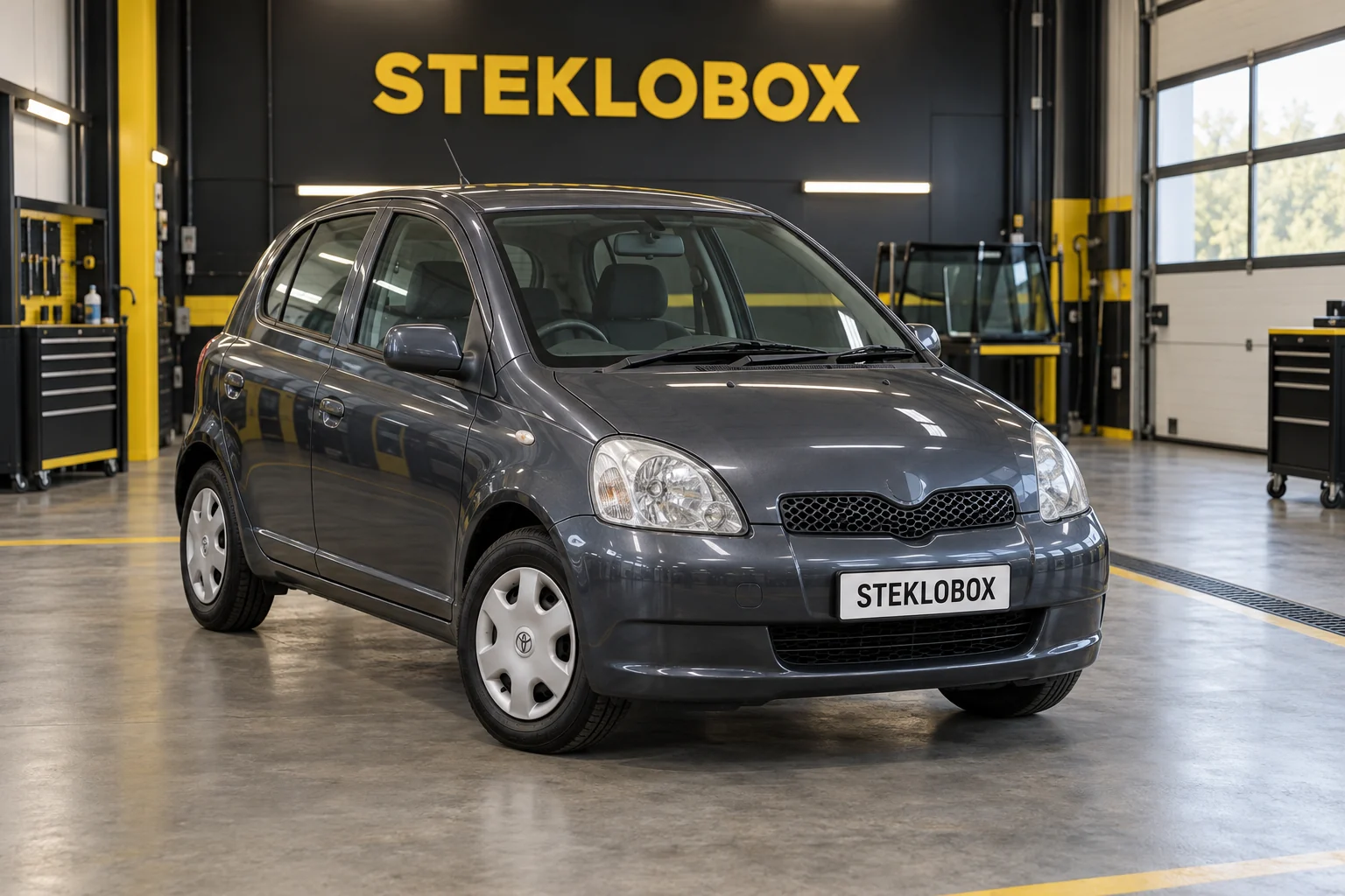 Toyota Vitz I P10 в установочном центре STEKLOBOX