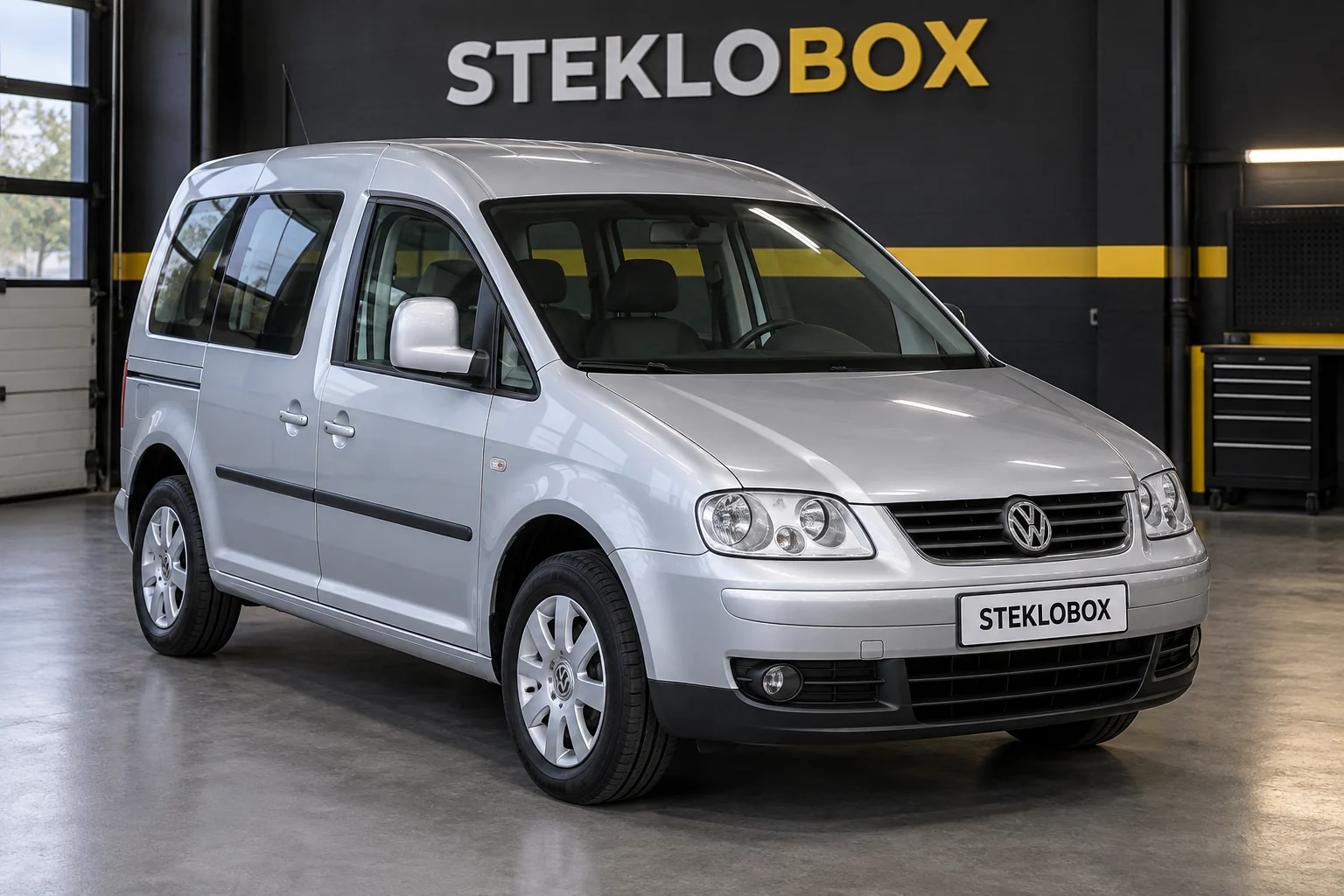Volkswagen Caddy III в установочном центре STEKLOBOX