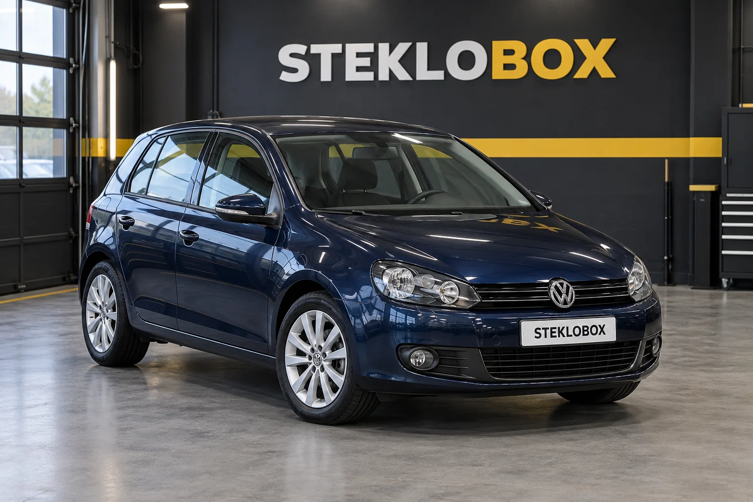 Volkswagen Golf VI в установочном центре STEKLOBOX