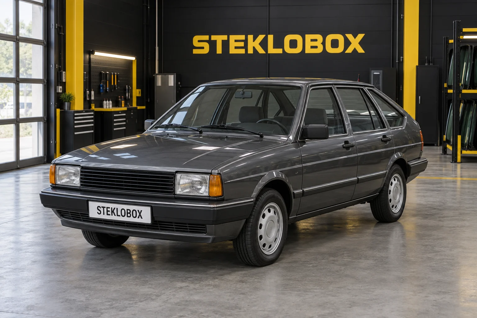 Volkswagen Passat B2 в установочном центре STEKLOBOX