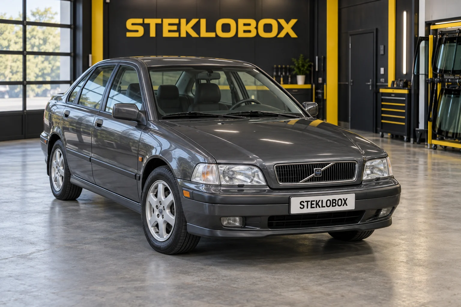 Volvo S40 I в установочном центре STEKLOBOX